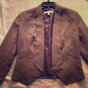 Jacket/blazer - chestnut brown/taupe
